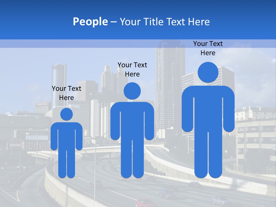 Highway In The City PowerPoint Template