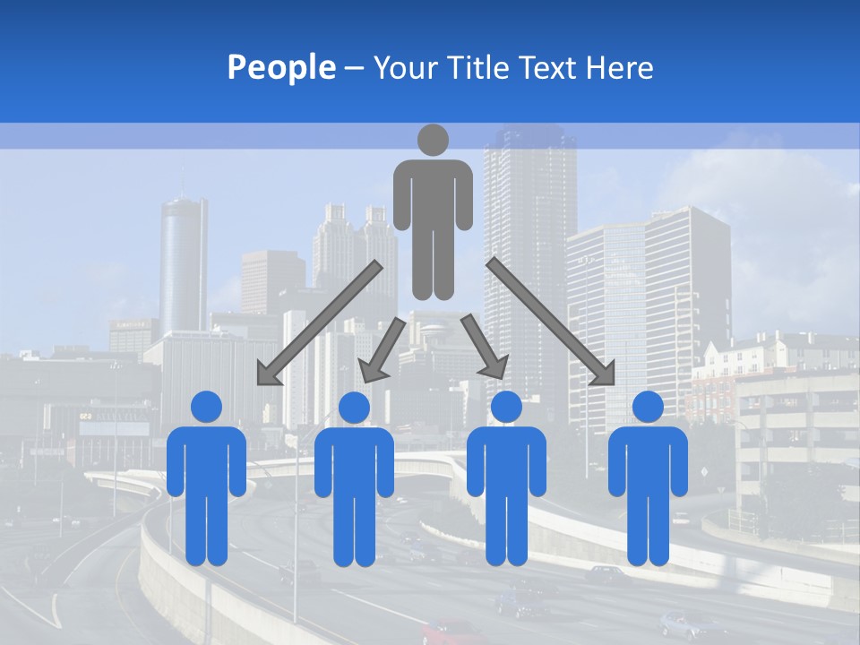 Highway In The City PowerPoint Template