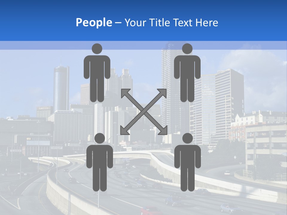 Highway In The City PowerPoint Template