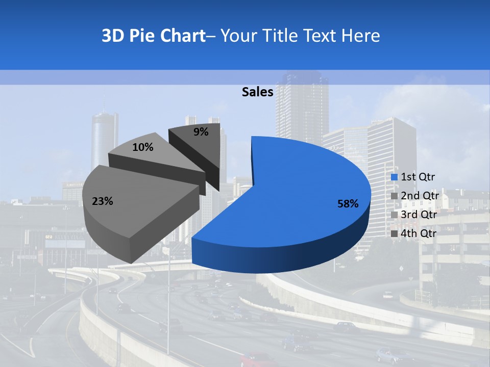 Highway In The City PowerPoint Template