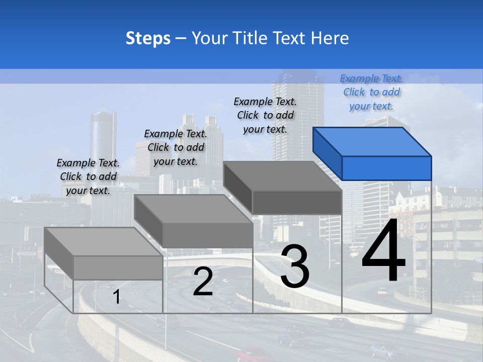 Highway In The City PowerPoint Template