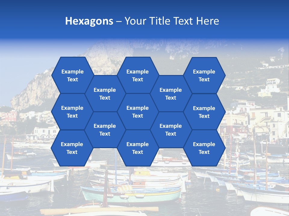 There Are Lots Of Boats On The Quay PowerPoint Template