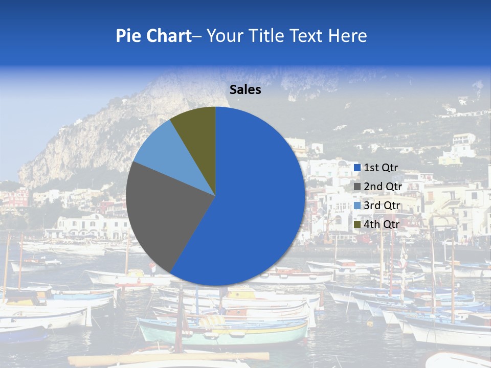 There Are Lots Of Boats On The Quay PowerPoint Template