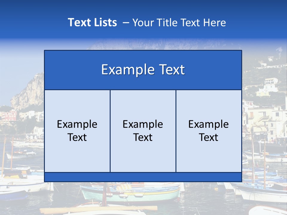 There Are Lots Of Boats On The Quay PowerPoint Template