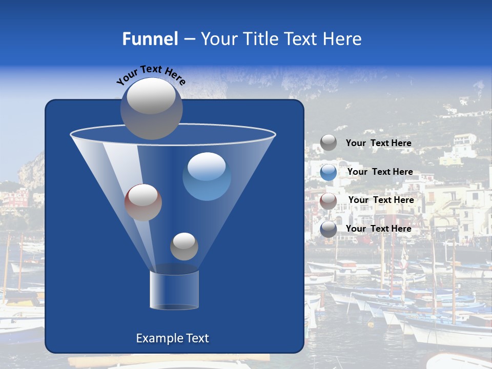 There Are Lots Of Boats On The Quay PowerPoint Template