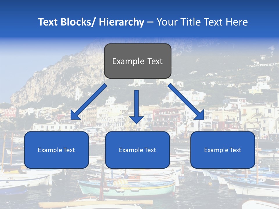 There Are Lots Of Boats On The Quay PowerPoint Template