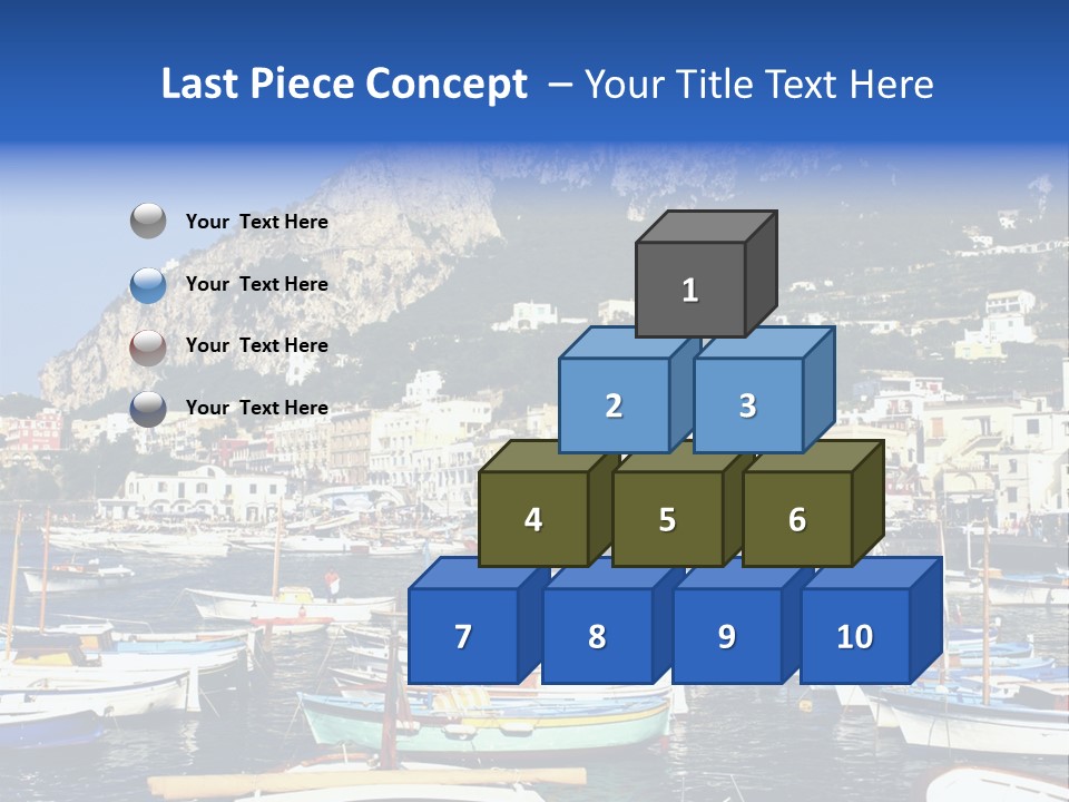 There Are Lots Of Boats On The Quay PowerPoint Template