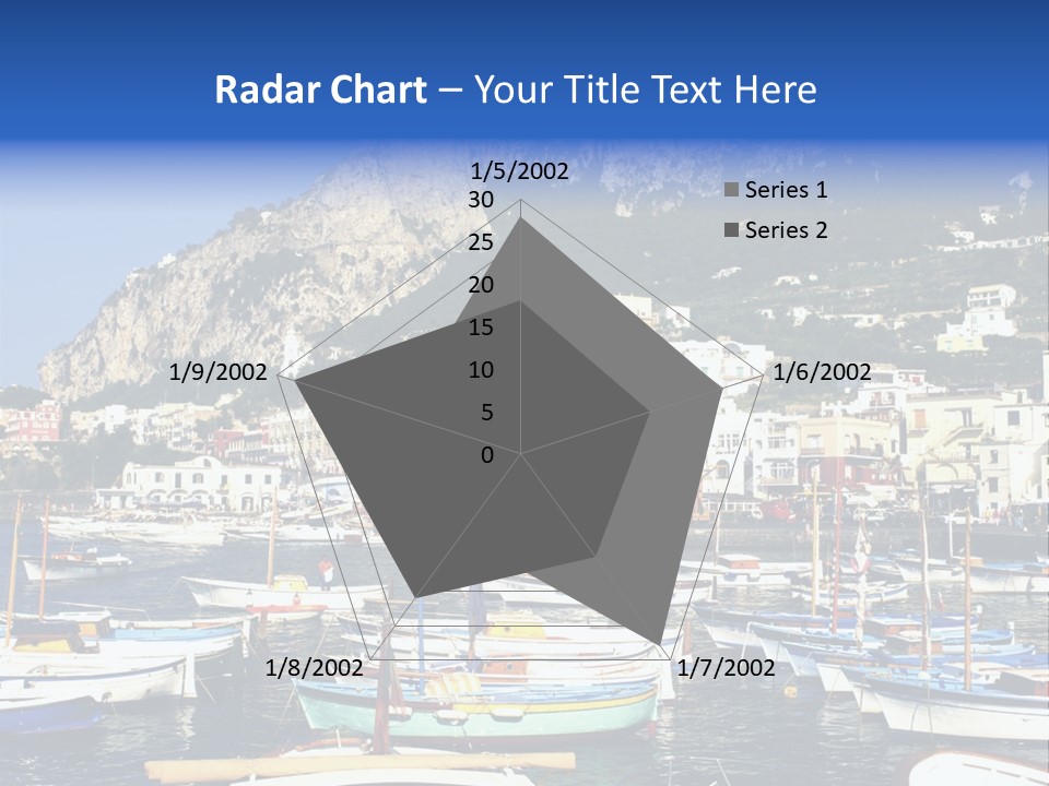 There Are Lots Of Boats On The Quay PowerPoint Template