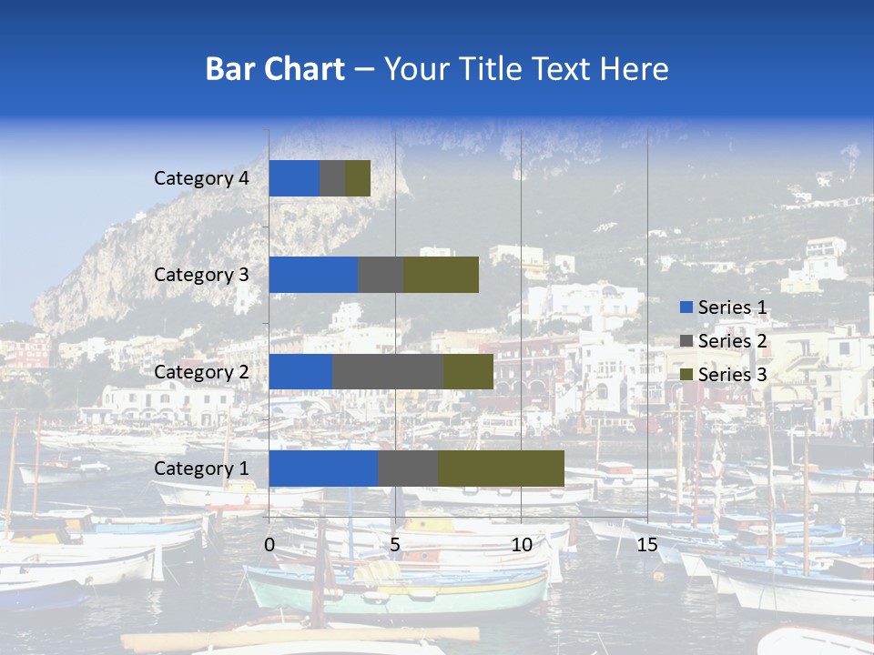 There Are Lots Of Boats On The Quay PowerPoint Template