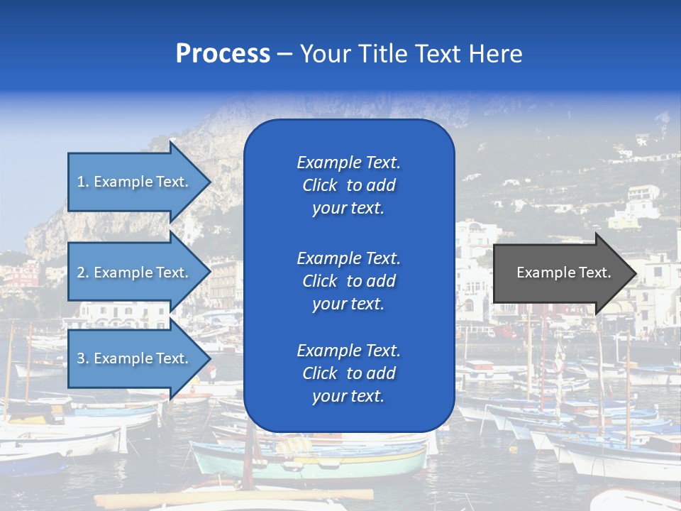 There Are Lots Of Boats On The Quay PowerPoint Template