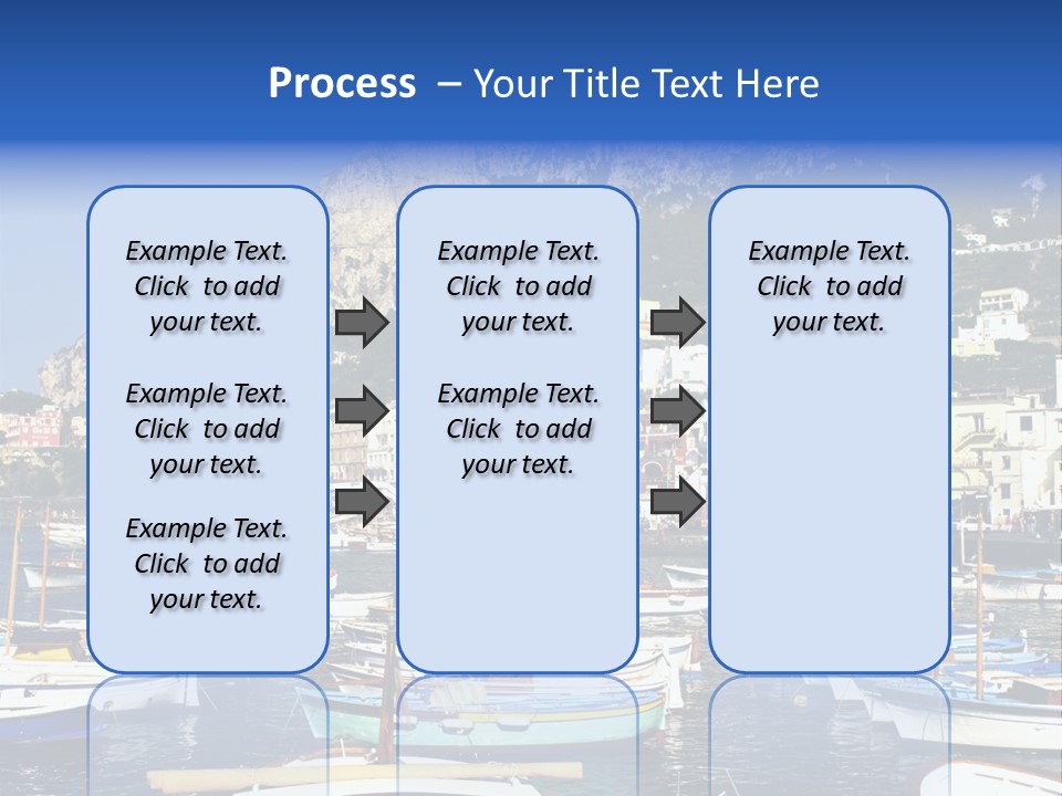 There Are Lots Of Boats On The Quay PowerPoint Template