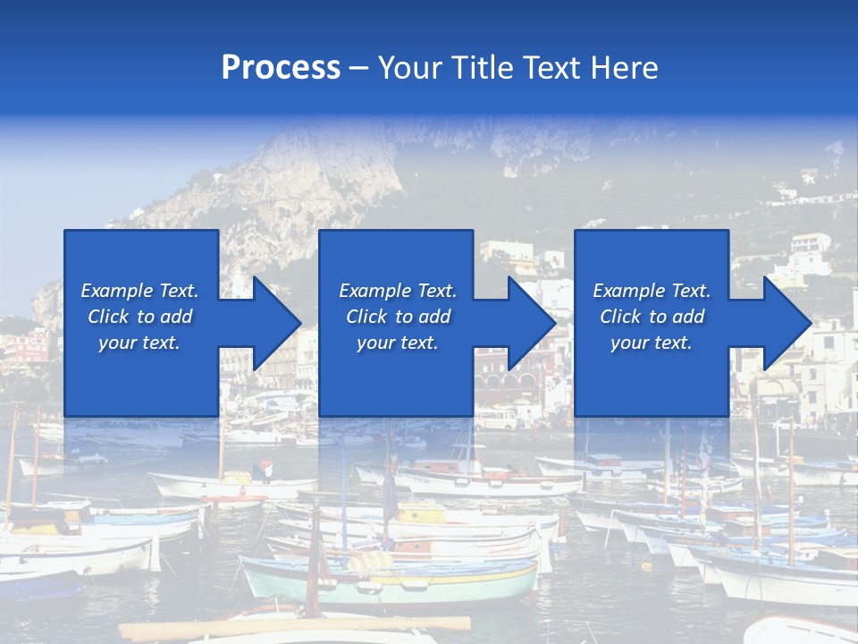 There Are Lots Of Boats On The Quay PowerPoint Template