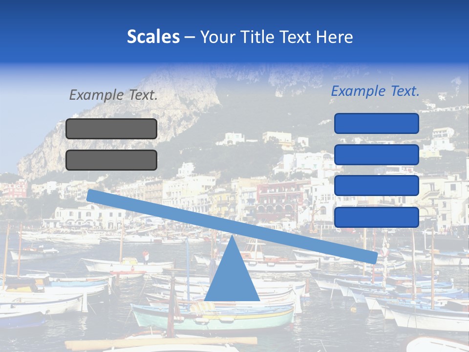 There Are Lots Of Boats On The Quay PowerPoint Template