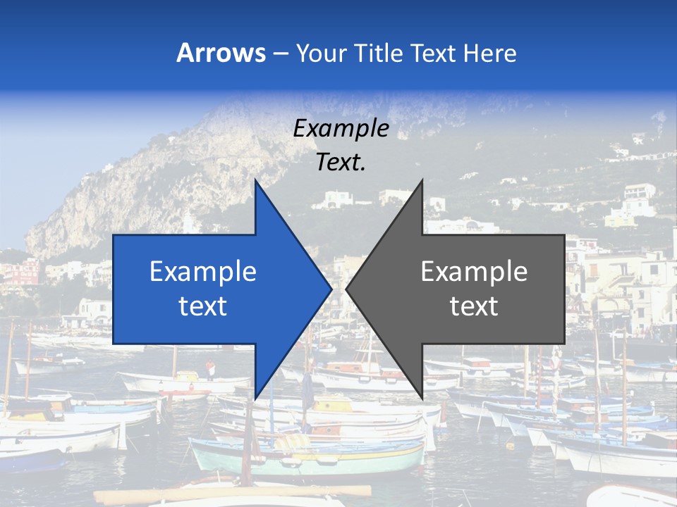 There Are Lots Of Boats On The Quay PowerPoint Template