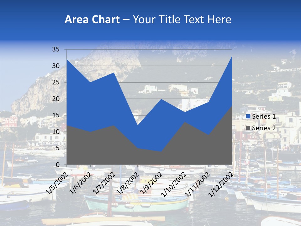 There Are Lots Of Boats On The Quay PowerPoint Template