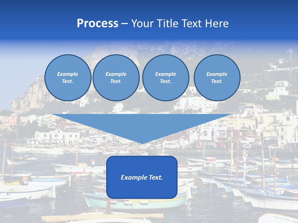 There Are Lots Of Boats On The Quay PowerPoint Template