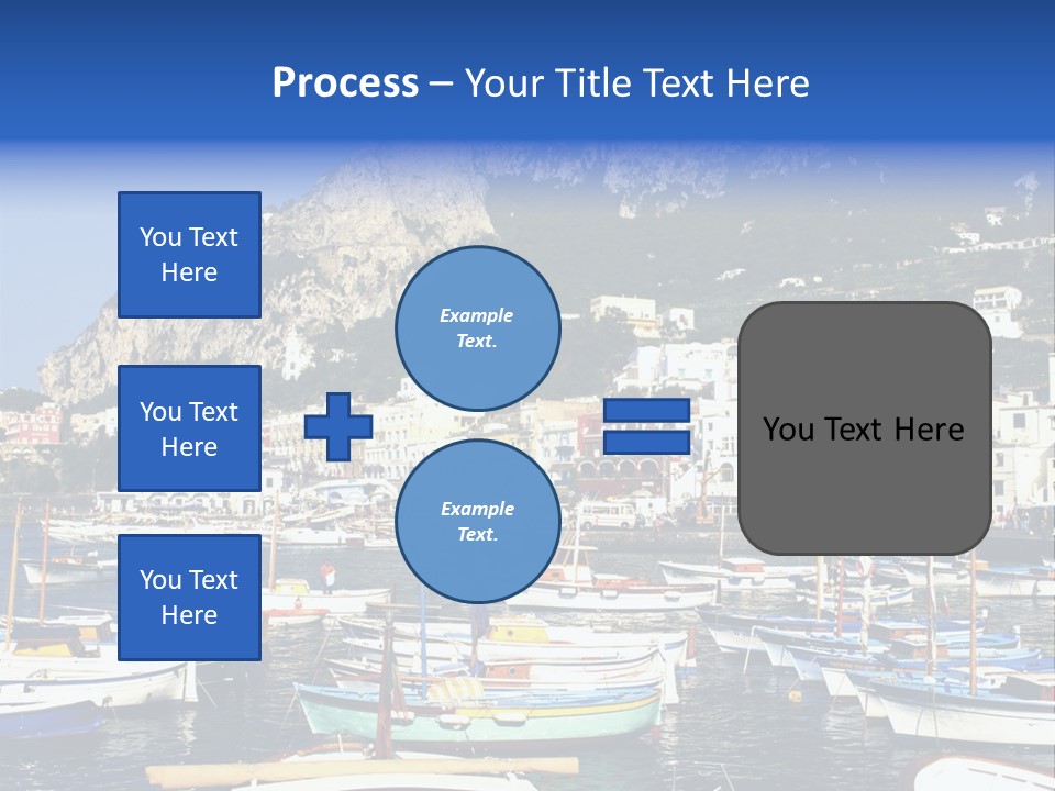 There Are Lots Of Boats On The Quay PowerPoint Template