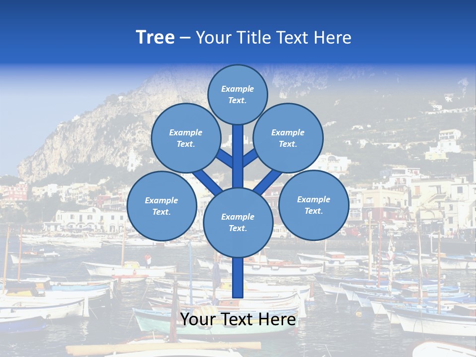 There Are Lots Of Boats On The Quay PowerPoint Template