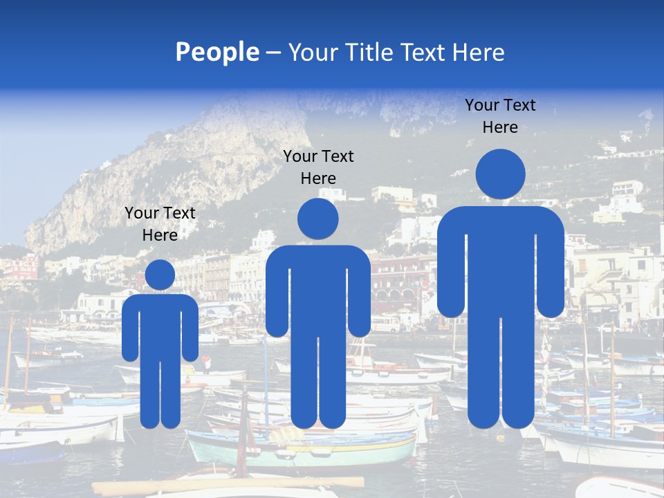 There Are Lots Of Boats On The Quay PowerPoint Template