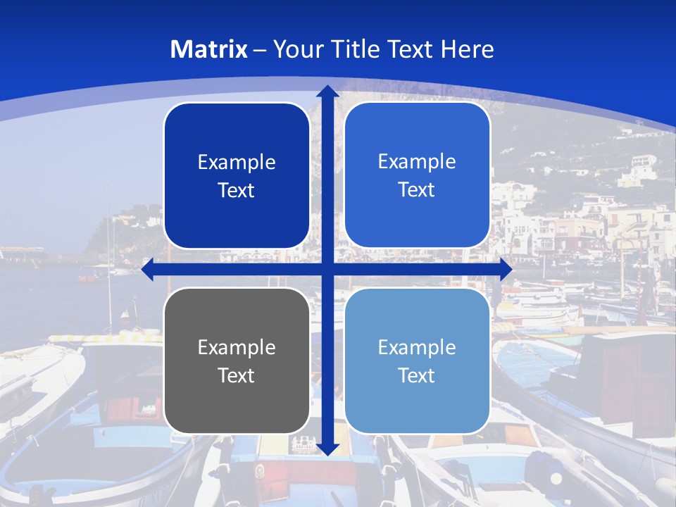 Boat Dock PowerPoint Template