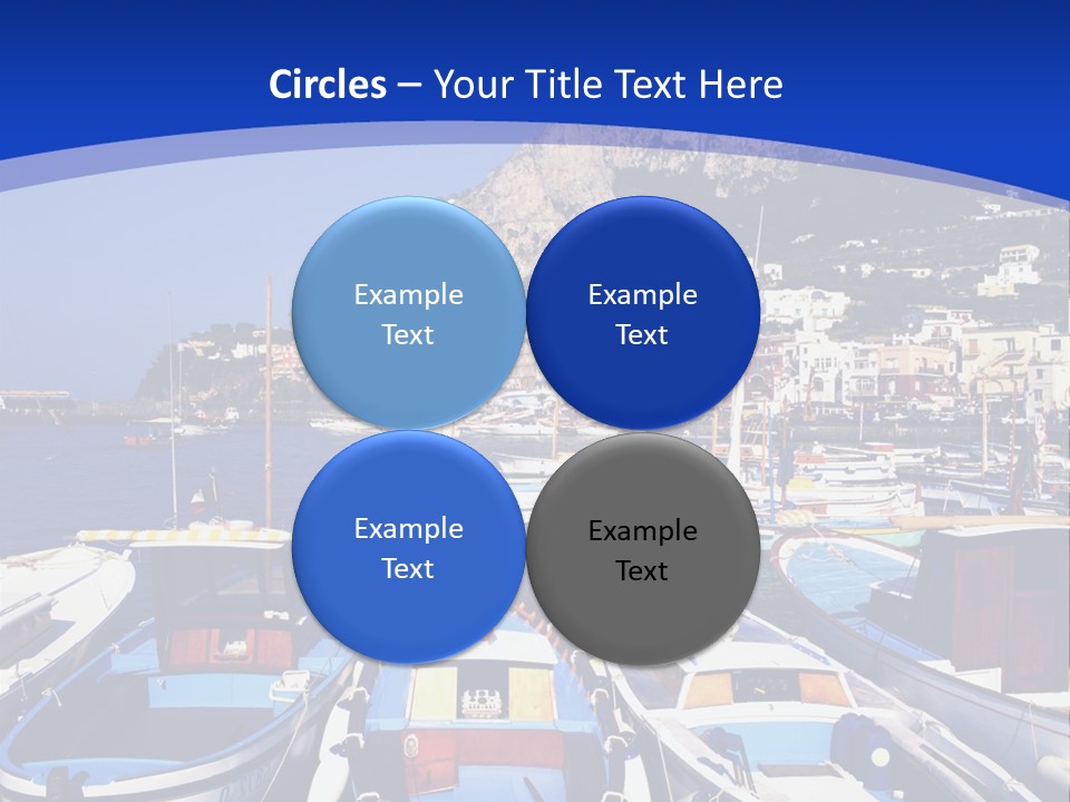 Boat Dock PowerPoint Template