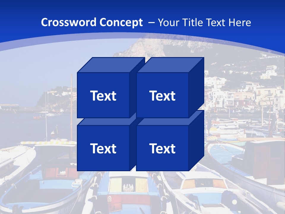 Boat Dock PowerPoint Template