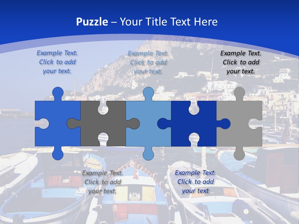 Boat Dock PowerPoint Template