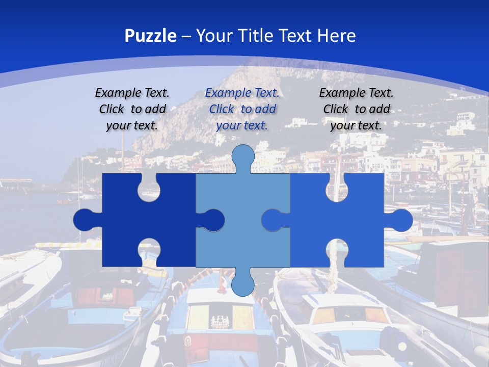 Boat Dock PowerPoint Template