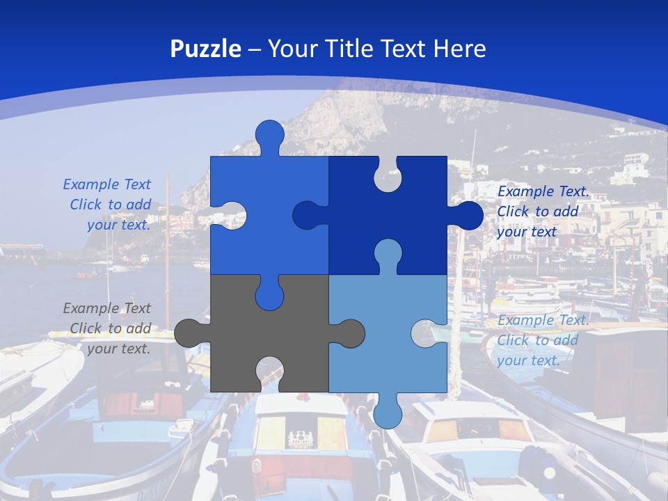 Boat Dock PowerPoint Template