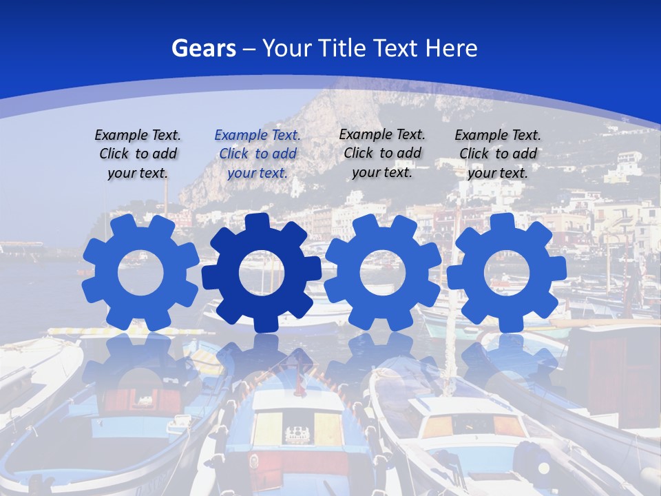 Boat Dock PowerPoint Template