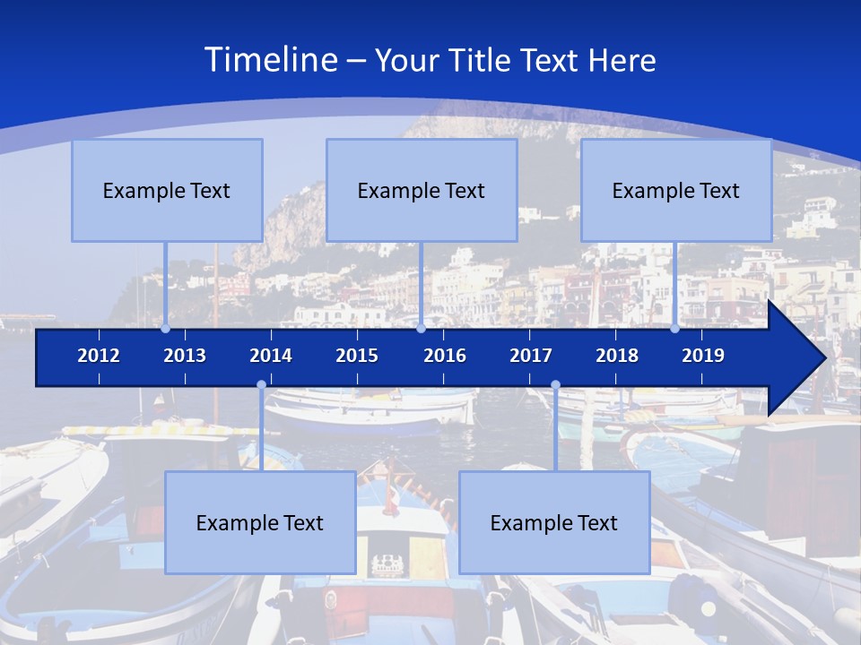 Boat Dock PowerPoint Template