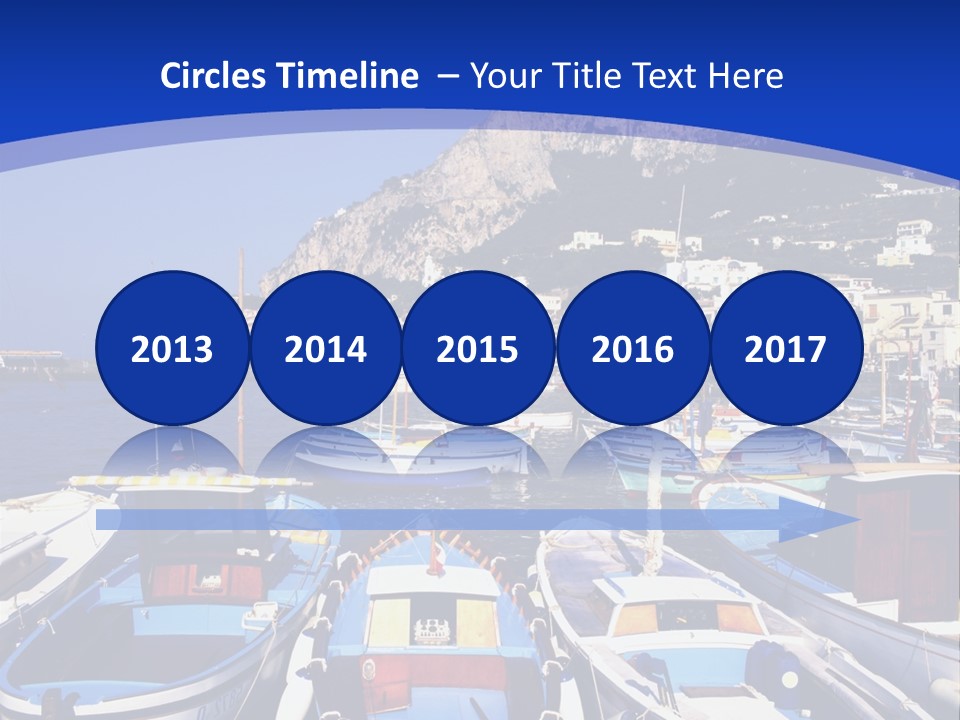 Boat Dock PowerPoint Template