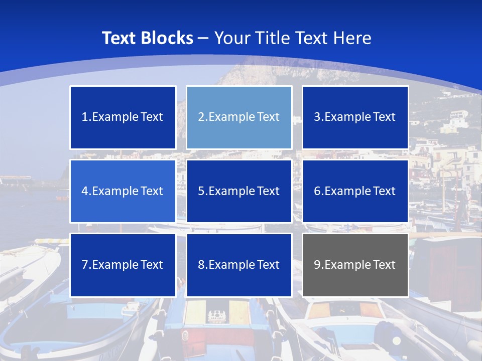Boat Dock PowerPoint Template