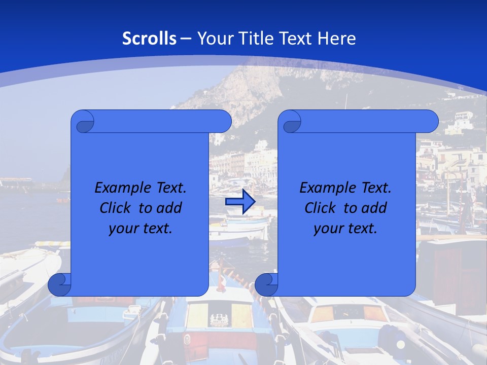 Boat Dock PowerPoint Template