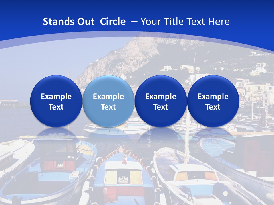 Boat Dock PowerPoint Template