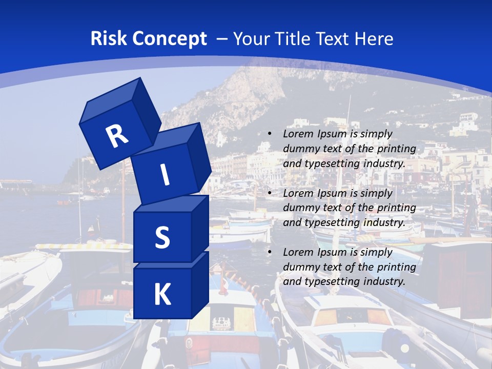 Boat Dock PowerPoint Template