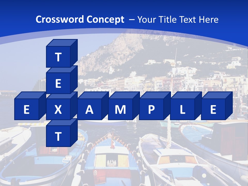 Boat Dock PowerPoint Template