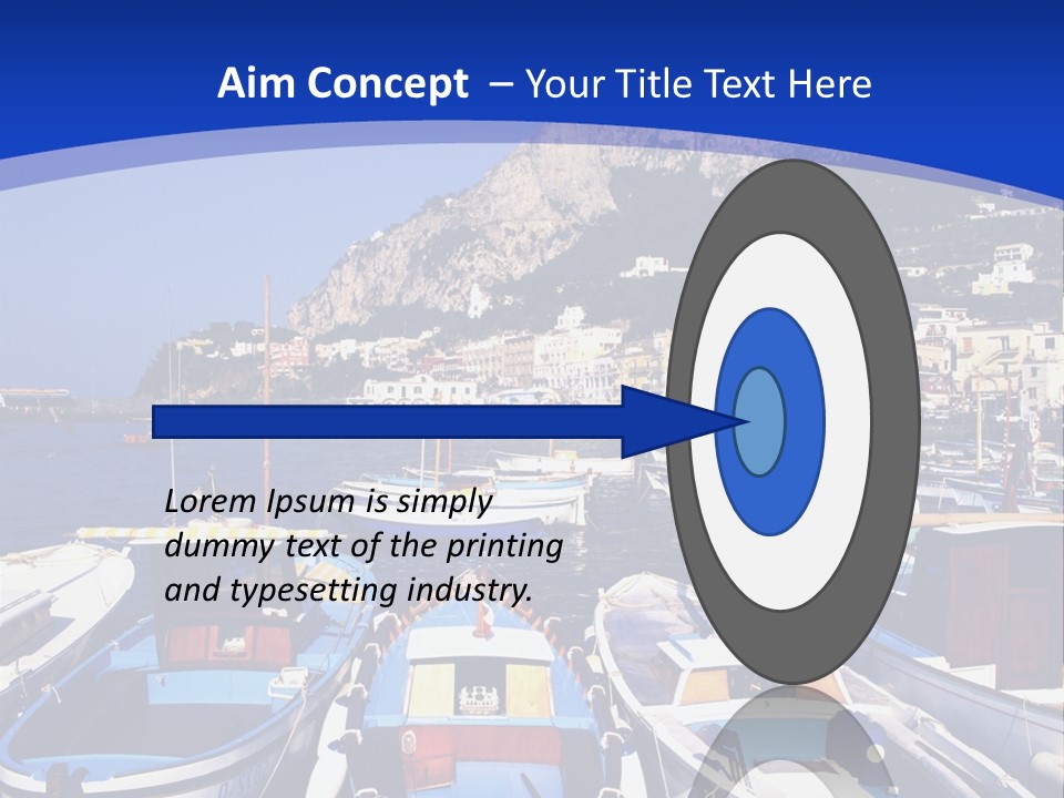 Boat Dock PowerPoint Template