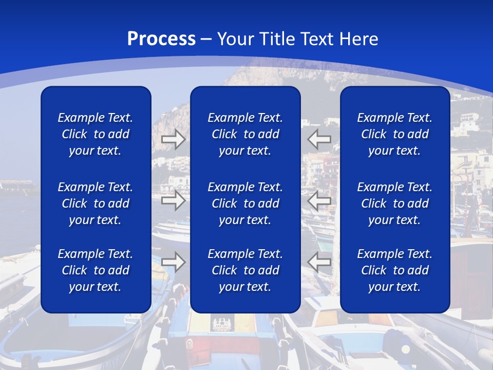 Boat Dock PowerPoint Template