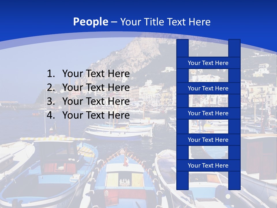 Boat Dock PowerPoint Template