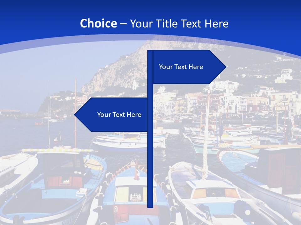 Boat Dock PowerPoint Template