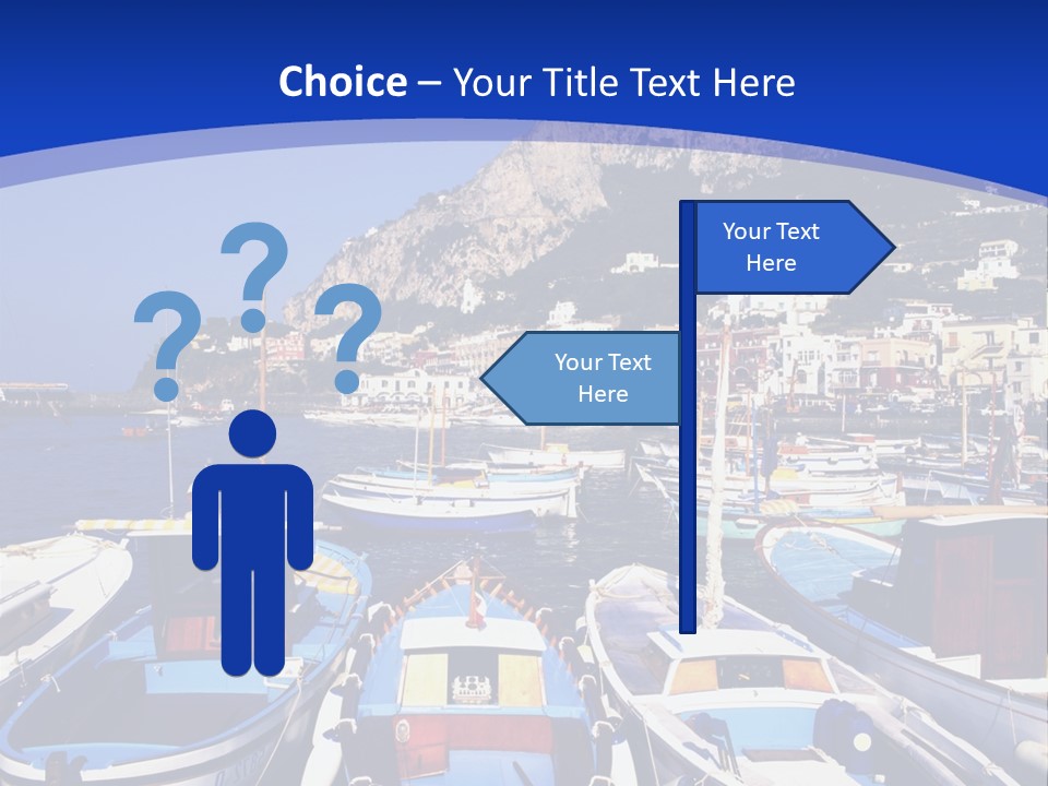 Boat Dock PowerPoint Template