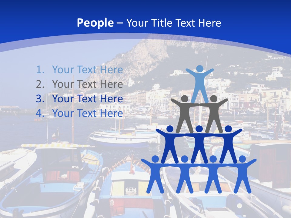 Boat Dock PowerPoint Template