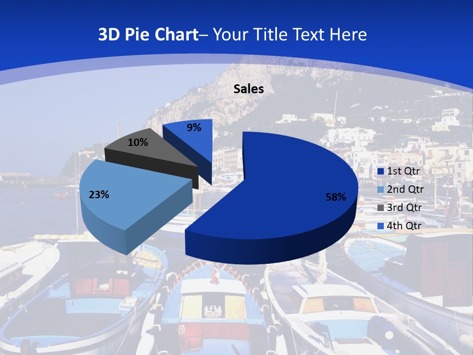 Boat Dock PowerPoint Template