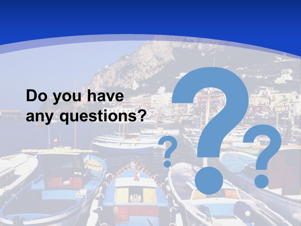 Boat Dock PowerPoint Template