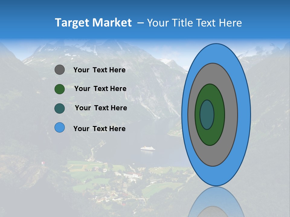 Green Spring Mountain View PowerPoint Template