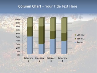 Golden Autumn Mountain View PowerPoint Template