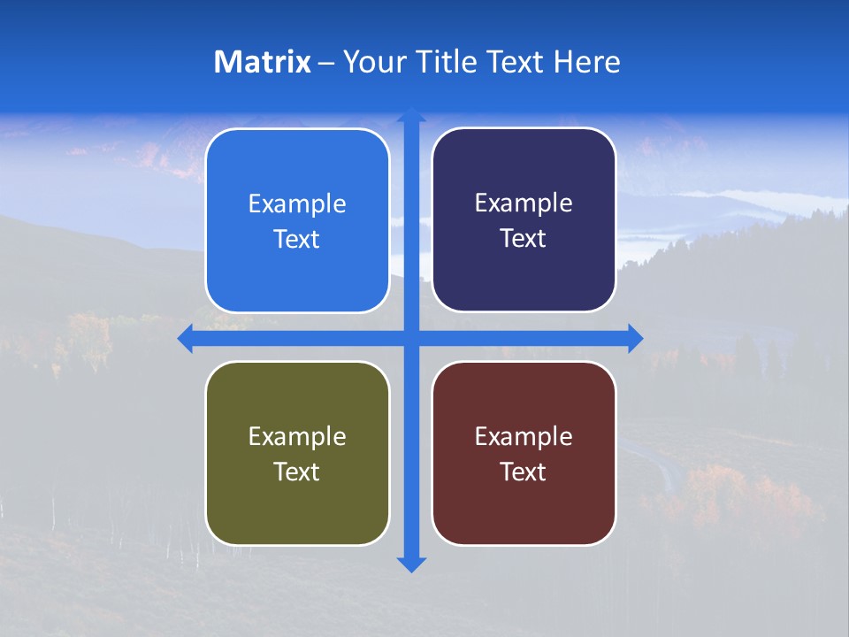 Beautiful Mountain View PowerPoint Template