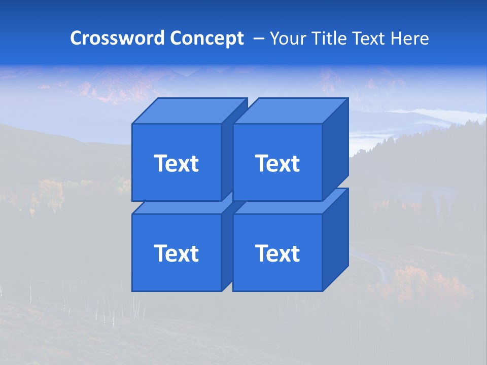 Beautiful Mountain View PowerPoint Template