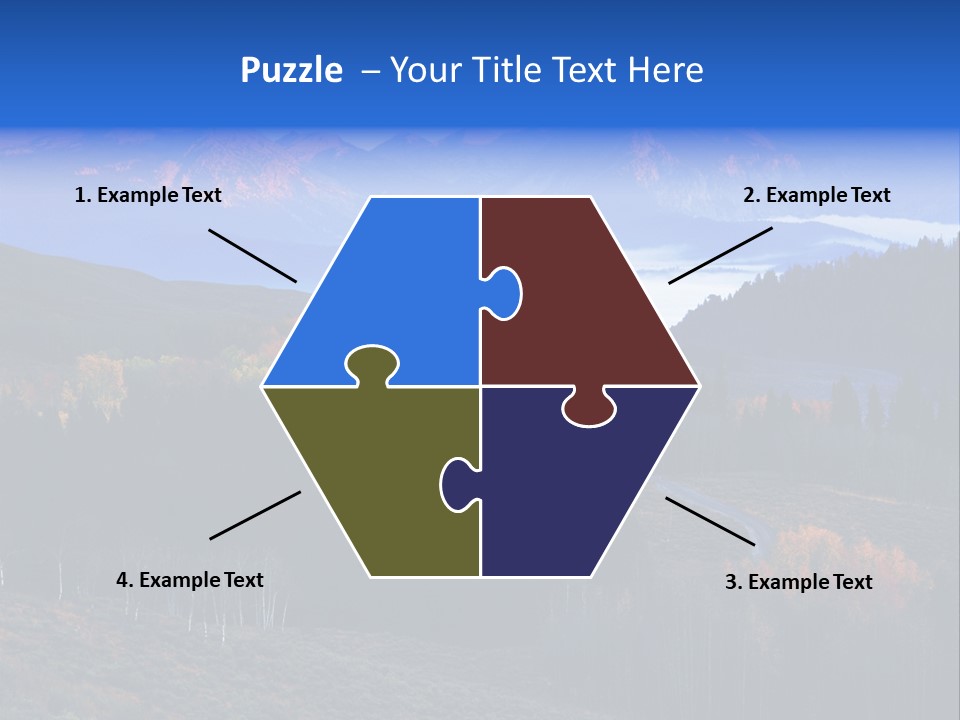 Beautiful Mountain View PowerPoint Template